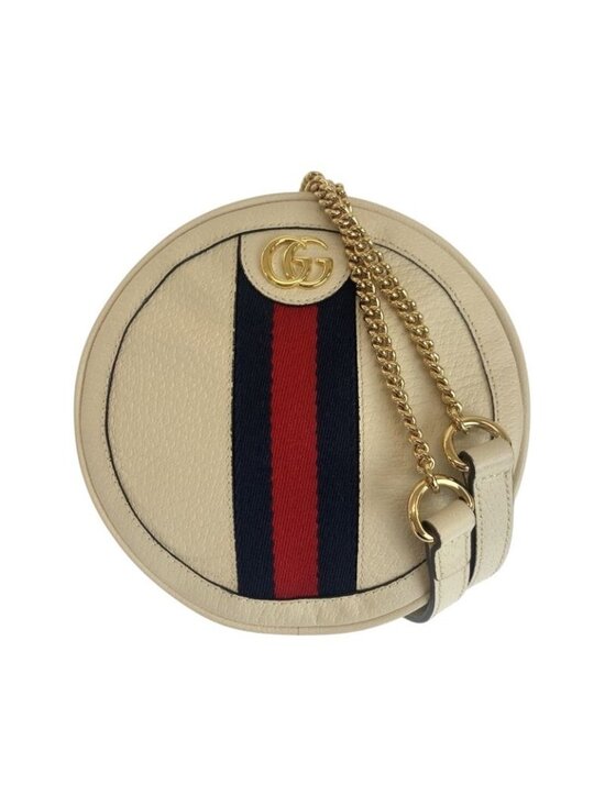 Gucci Ophidia White Gold Leather Backpack main image 7